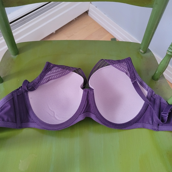 Full Coverage Laced Bra - Picture 2 of 3